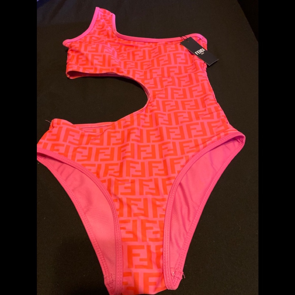 Fendi one piece bathing suit